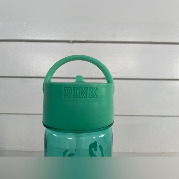 Teal PINK by Victoria Secret Water Bottle with Reusable Straw - Picture 4 of 9